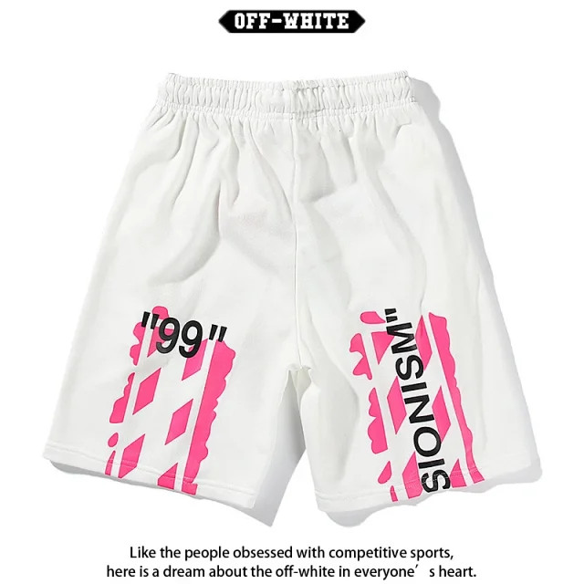 Off-White Shorts Drawstring graphic-print product detail image 12