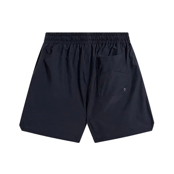 Rhude Crest Embroidered Shorts Navy - 10