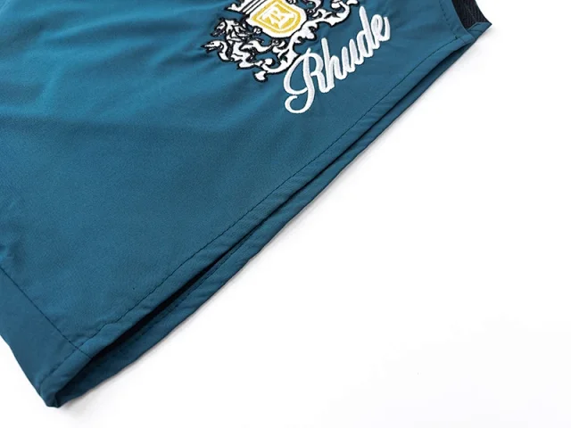 Rhude Shorts Crest Logo Drawstring product detail image 12