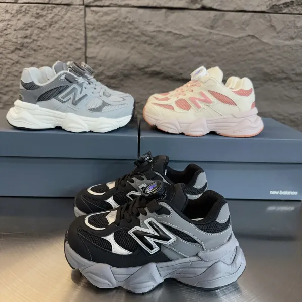 New Balance Chunky Sneakers Pink White - 5