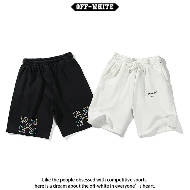 Off-White Shorts Drawstring graphic-print product detail image 6