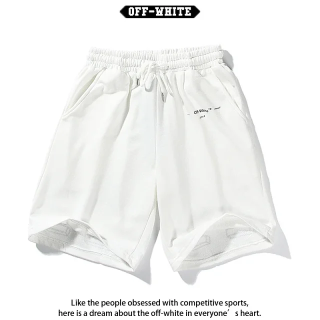 Off-White Shorts Drawstring graphic-print product detail image 17