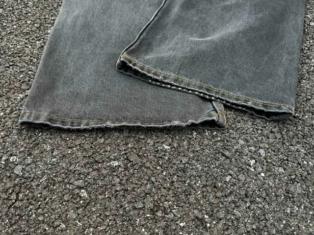 Acne Studios Jeans Wide-Leg Paint-Splatter product detail image 25