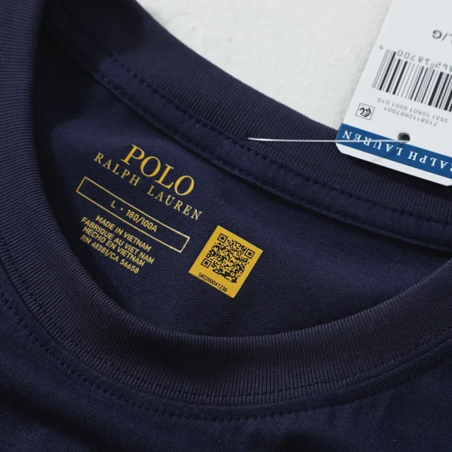 Polo Ralph Lauren T-Shirts Crew Neck T-Shirt with Embroidered Pony Logo product detail image 4