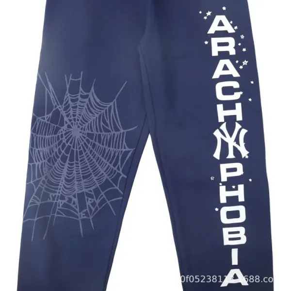 Design Arachnophobia Spiderweb Sweatpants Gray - 7
