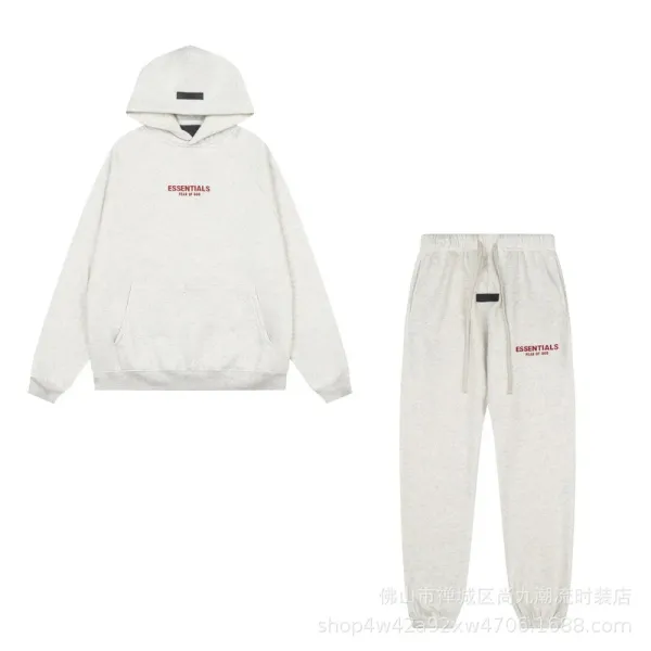 Fear of God Essentials Black Drawstring Waist Sweatpants - 6