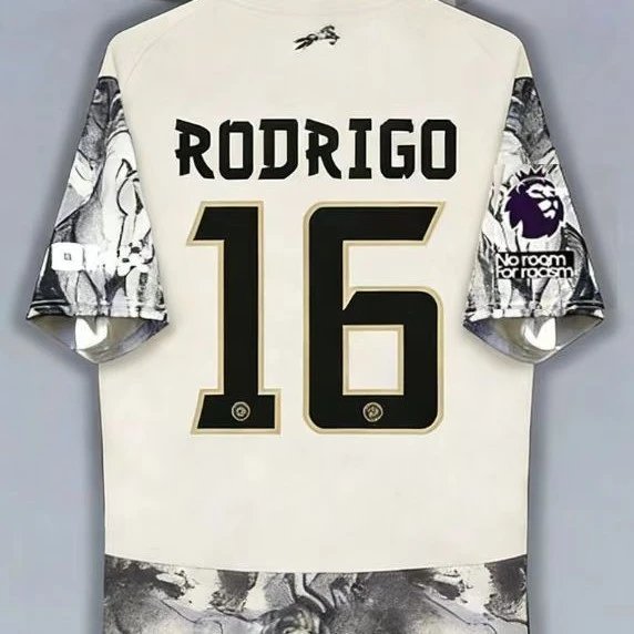 Puma Football Jerseys Cream graphic jersey with player name and number print image 4