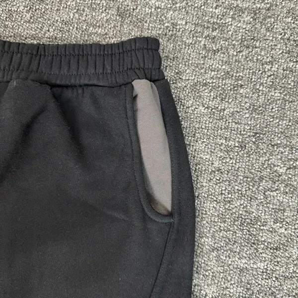 Unbranded Trousers Fleece drawstring with contrast pockets and embroidered graphic product detail image 9