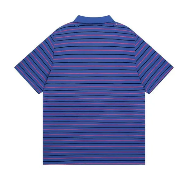 Fred Perry Striped Polo Blue and Pink Polo Tops Polo - 5