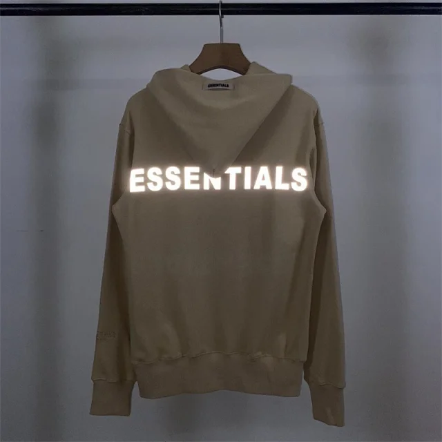 ESSENTIALS Hoodies & Sweatshirts Reflective Logo Pullover Hoodie product detail image 17
