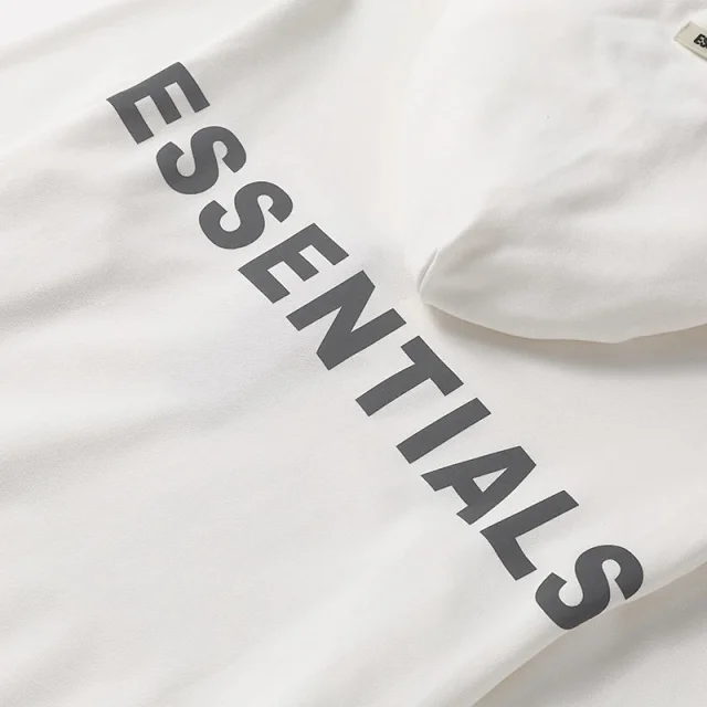 ESSENTIALS Hoodies & Sweatshirts Reflective Logo Pullover Hoodie product detail image 25