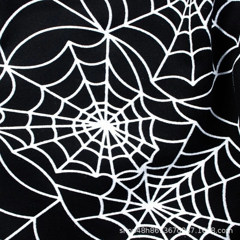 Corteiz Spiderweb Print Sweatpants Black - 13