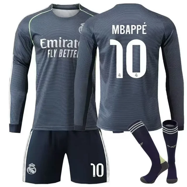 Real Madrid Football Jerseys Long Sleeve Home Kit product detail image 4