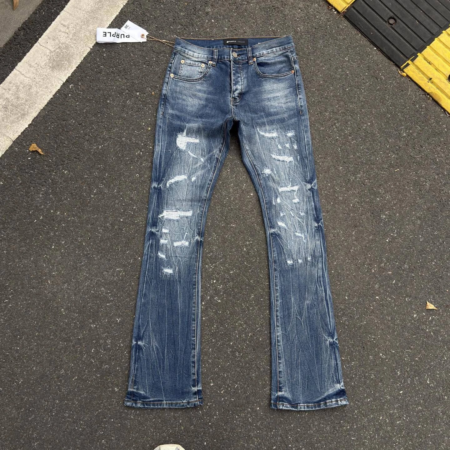 Purple Brand Jeans Distressed Flared image 3