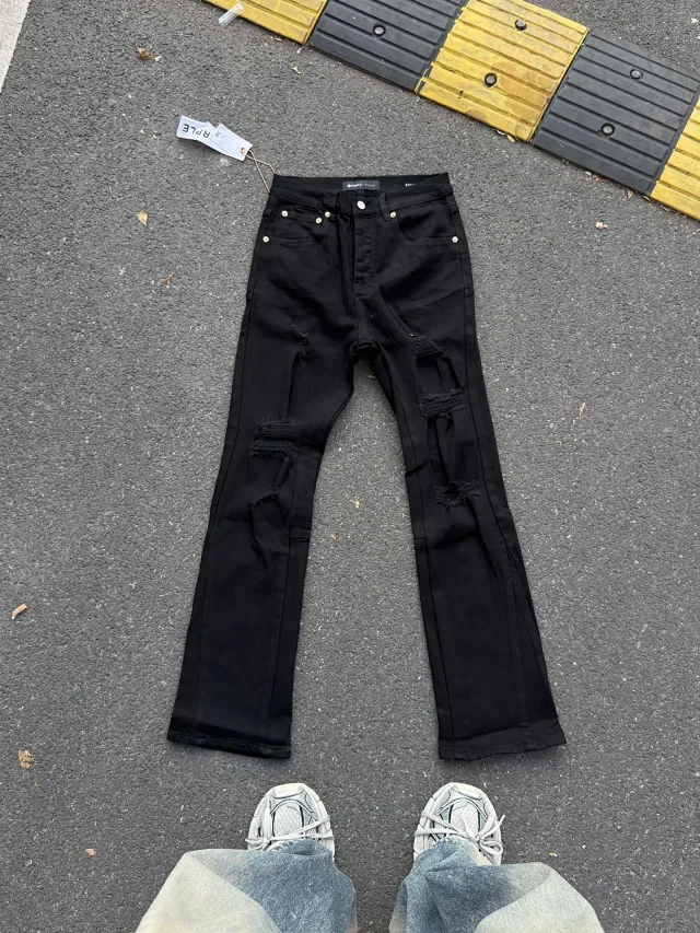 Purple Brand Jeans Distressed Flared product detail image 5