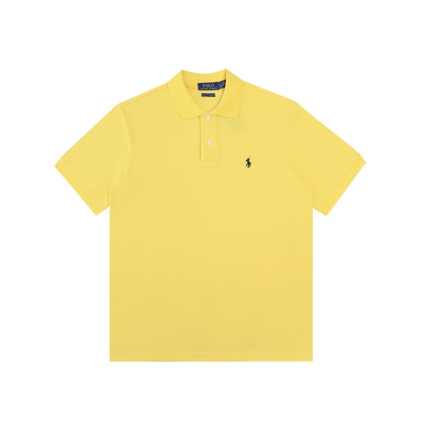 Polo Ralph Lauren Shirts Short-Sleeve Embroidered Pony Shirt — Yellow