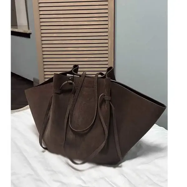 Jacquemus Le Chiquito Brown Suede Tote Bag Handbags - 6