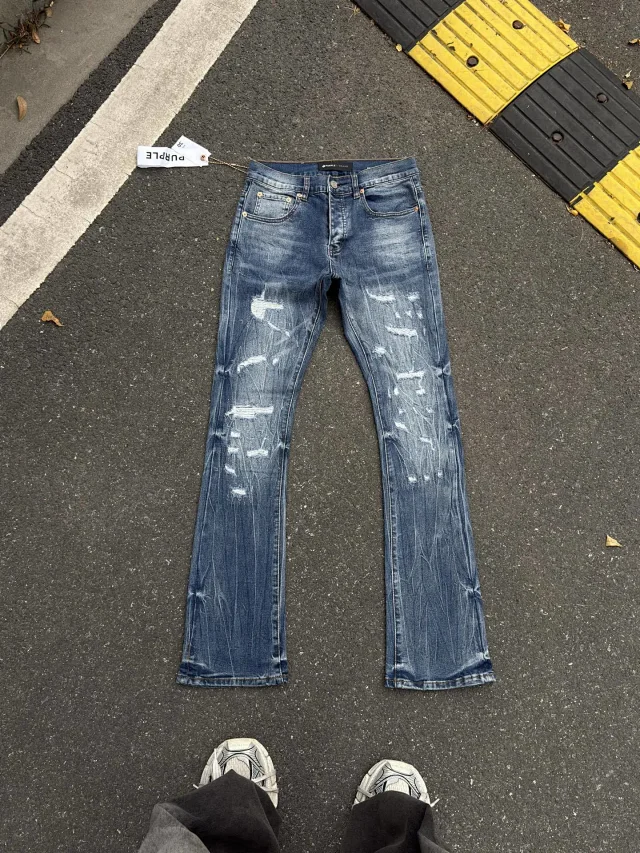 Purple Brand Jeans Distressed Flared product detail image 7