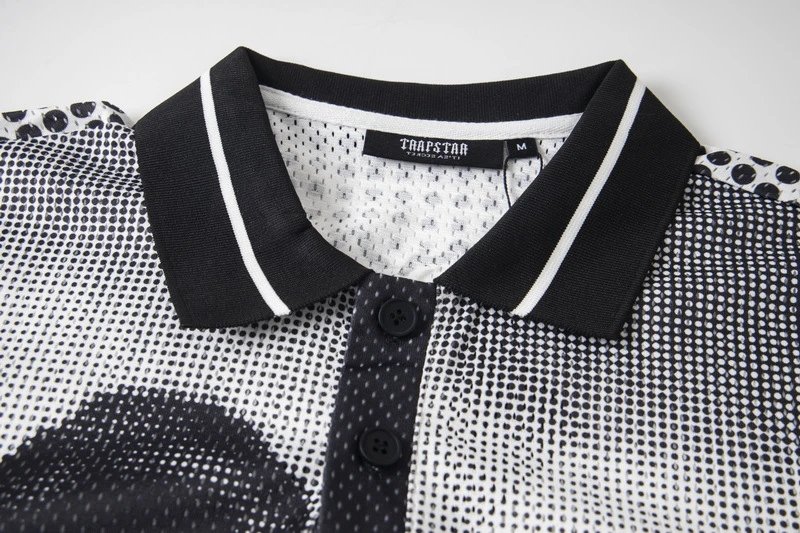 Trapstar Graphic Print Long-Sleeve Jersey in Blue Multicolor - 8