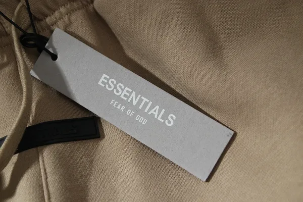 Fear of God Essentials Logo Sweatpants Beige - 15