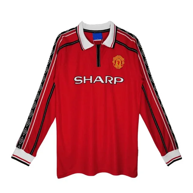 Manchester United Football Jerseys 1998–99 Home Retro product detail image 5