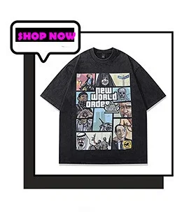 Unbranded T-Shirts Oversized Portrait Graphic Print product detail image 1