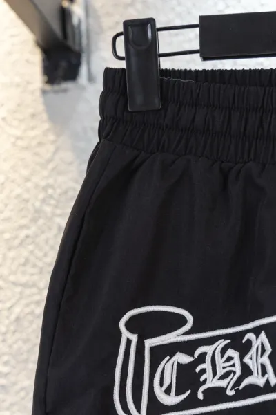 Chrome Hearts Scroll Logo Basketball Shorts Black - 11