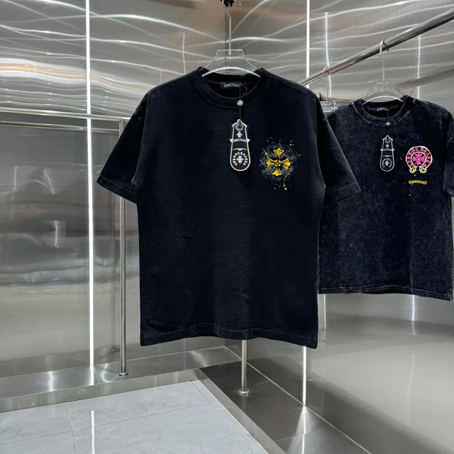Chrome Hearts T-Shirts Oversized crewneck T-shirt with cross graphic print product detail image 30