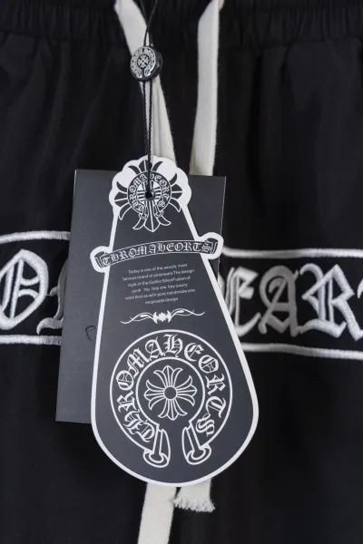 Chrome Hearts Scroll Logo Basketball Shorts Black - 13