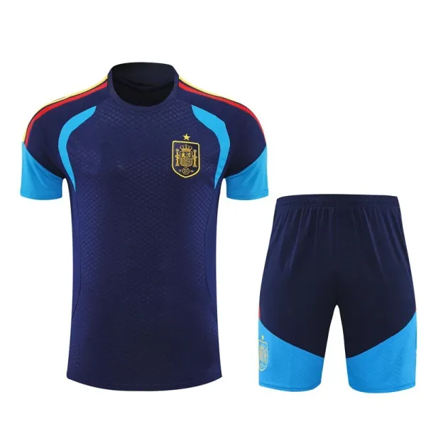 CBF Brazil National Team Training Kit Blue Yellow Sets - 15