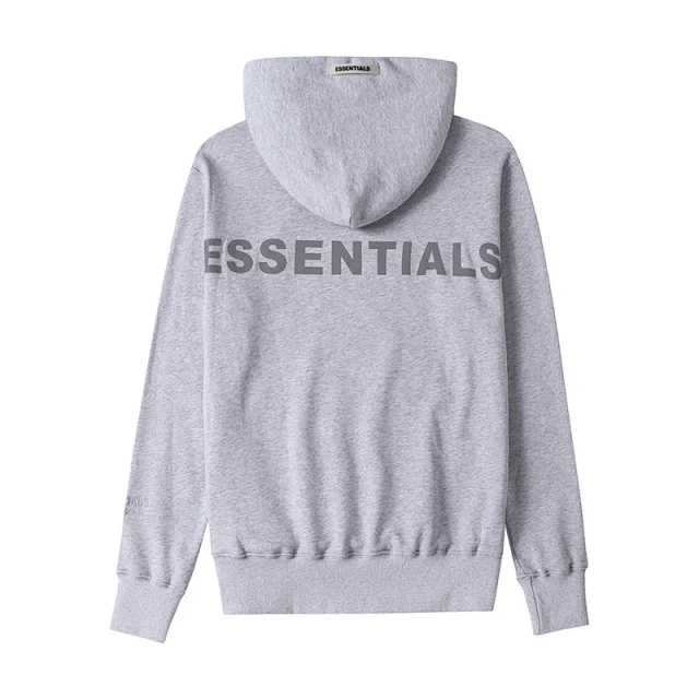 ESSENTIALS Hoodies & Sweatshirts Reflective Logo Pullover Hoodie product detail image 8