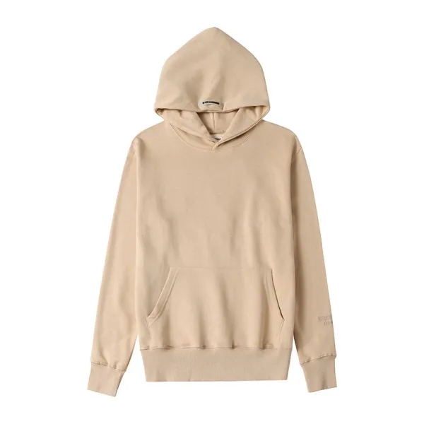 Fear of God Essentials Reflective Logo White Hoodie - 14