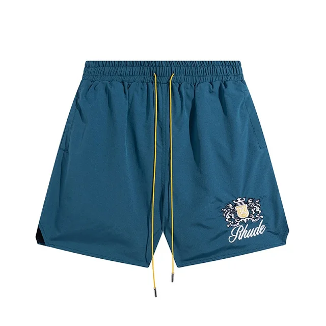 Rhude Shorts Crest Logo Drawstring product detail image 7