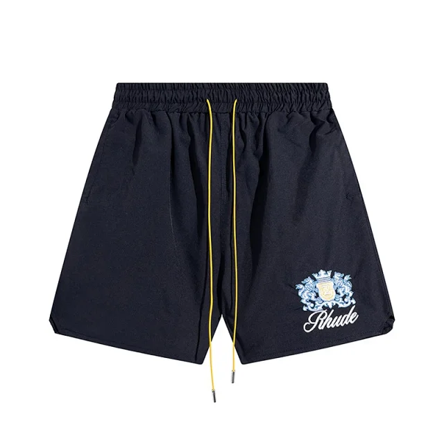 Rhude Shorts Crest Logo Drawstring product detail image 9