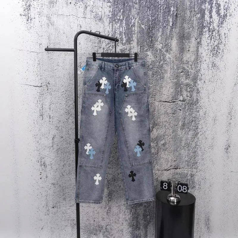 Unbranded Jeans Cross Patchwork Cargo image 4
