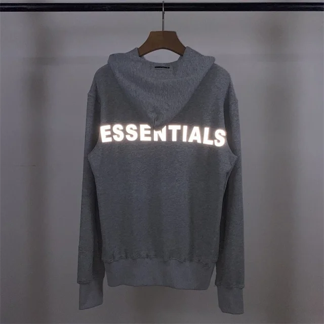 ESSENTIALS Hoodies & Sweatshirts Reflective Logo Pullover Hoodie product detail image 16