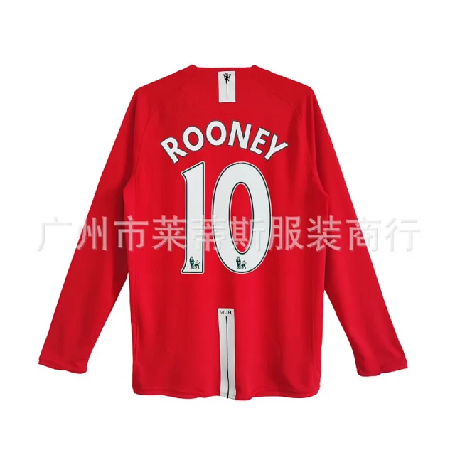 Manchester United Football Jerseys 2007–08 Home Retro Jersey product detail image 15