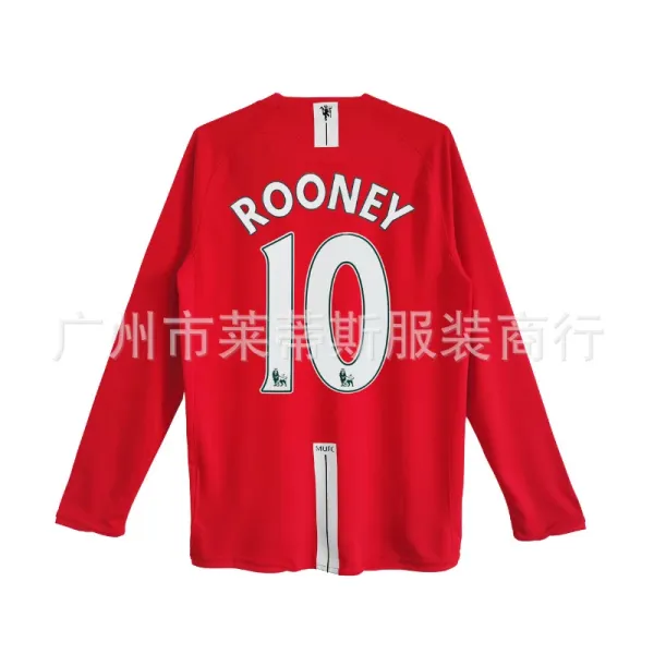 Manchester United Rooney #10 Home Jersey Red - 16