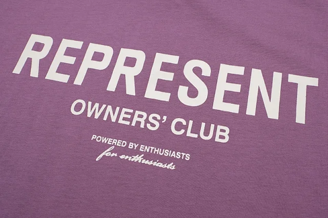 Represent T-Shirts Owners' Club Logo Print Oversized T-Shirt product detail image 13