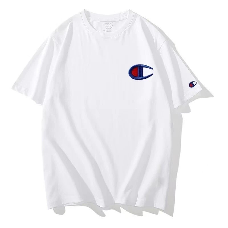 Champion T-Shirts Embroidered logo short-sleeve crewneck image 5