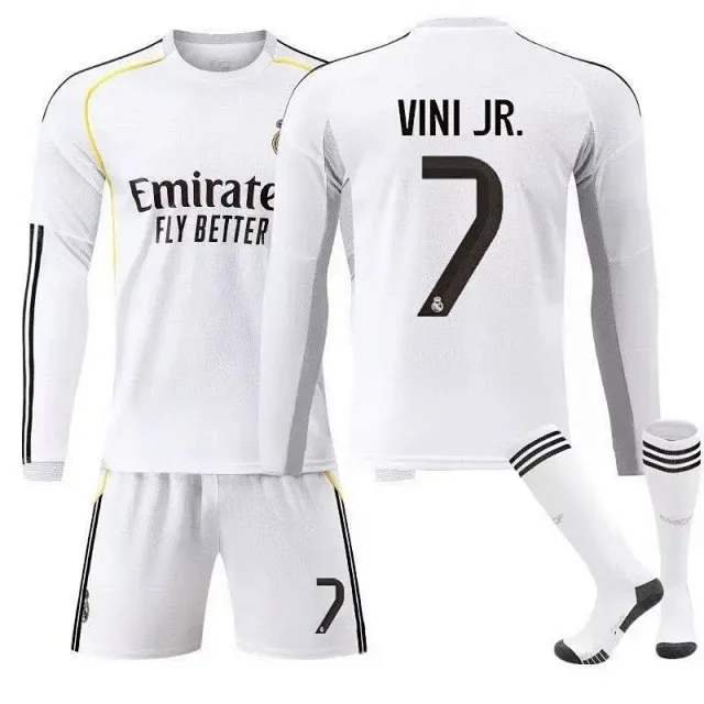 Real Madrid Football Jerseys Long Sleeve Home Kit product detail image 2