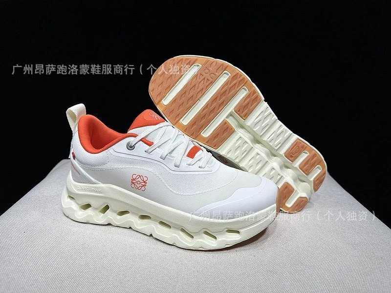 Loewe Puzzle Sneakers White Orange Chunky Sneakers