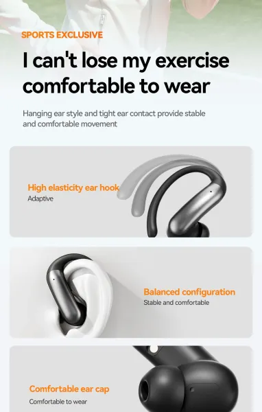 Design Open-Ear Wireless Earphones Black - 8