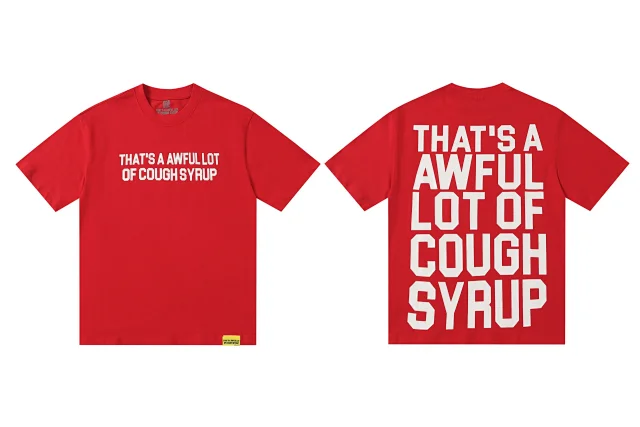 That's a Awful Lot of Cough Syrup T-Shirts Short-Sleeve Slogan Graphic product detail image 6