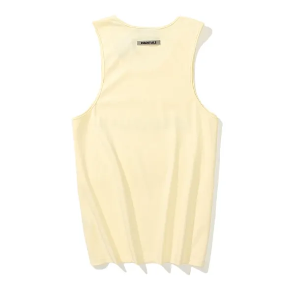 Fear of God Essentials Essentials Logo Graphic Tank Top Gray Vest Top - 11