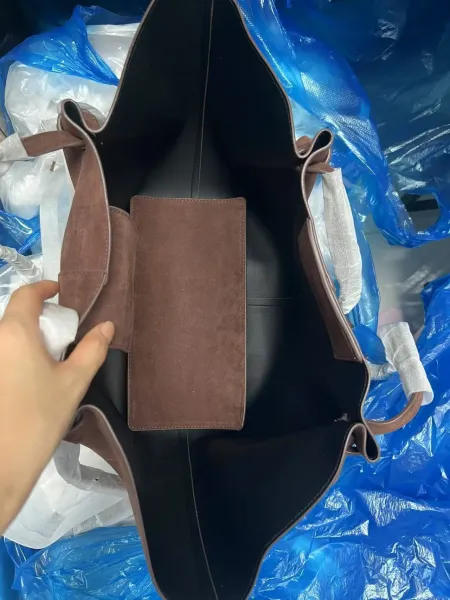 Jacquemus Le Chiquito Brown Suede Tote Bag Handbags - 8