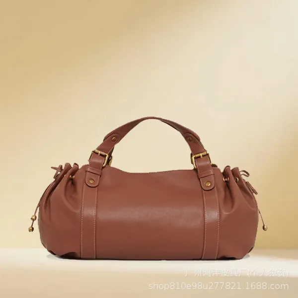 Design Duffle Bag Black Leather - 13