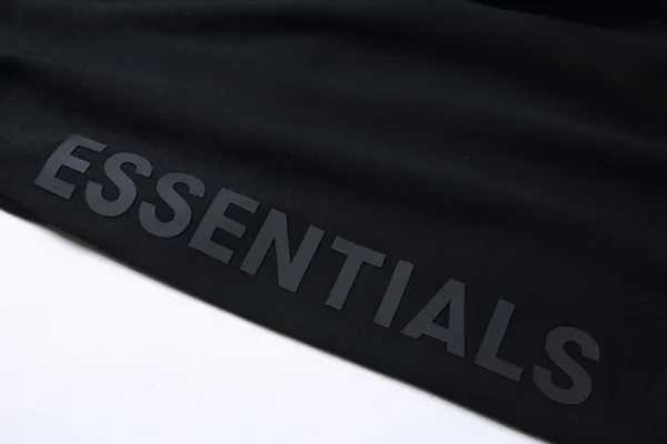 Fear of God Essentials White Logo Shorts - 12