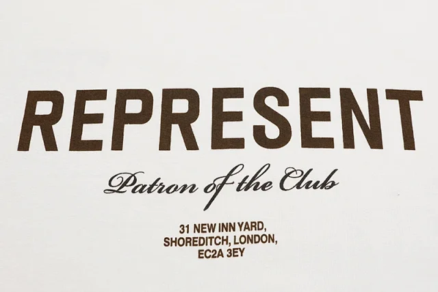 Represent T-Shirts Owners' Club Logo Print Oversized T-Shirt product detail image 24