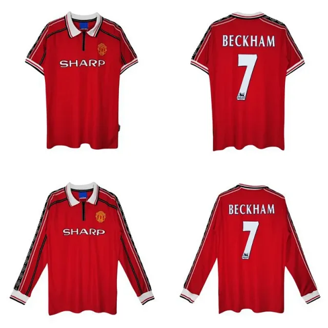 Manchester United Football Jerseys 1998–99 Home Retro product detail image 3